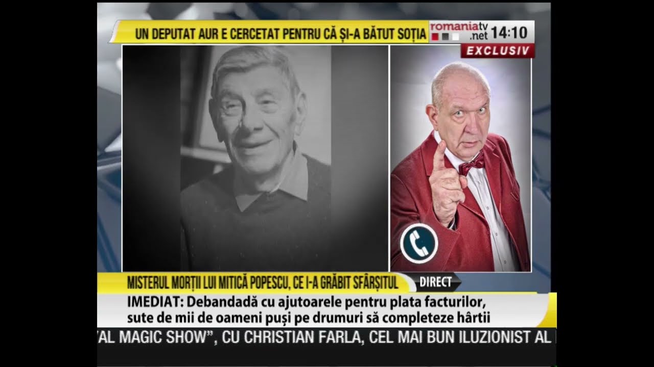 Valentin Teodosiu, acuze grave după moartea lui Mitică Popescu