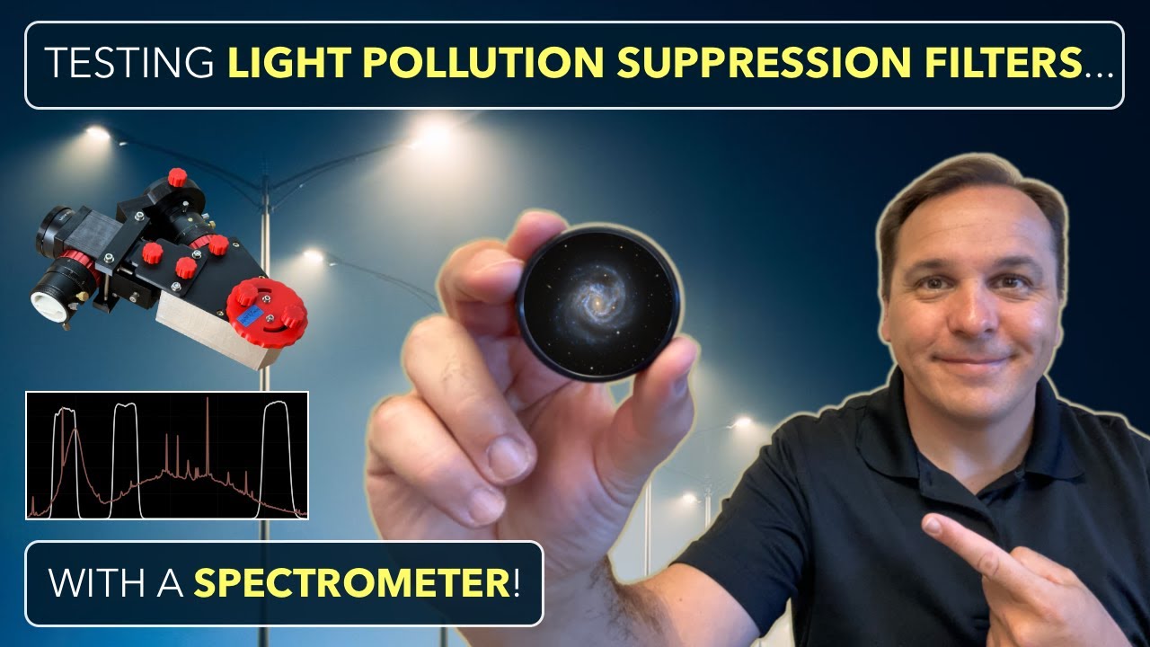 I tested LIGHT POLLUTION SUPPRESSION FILTERS with a SPECTROMETER!