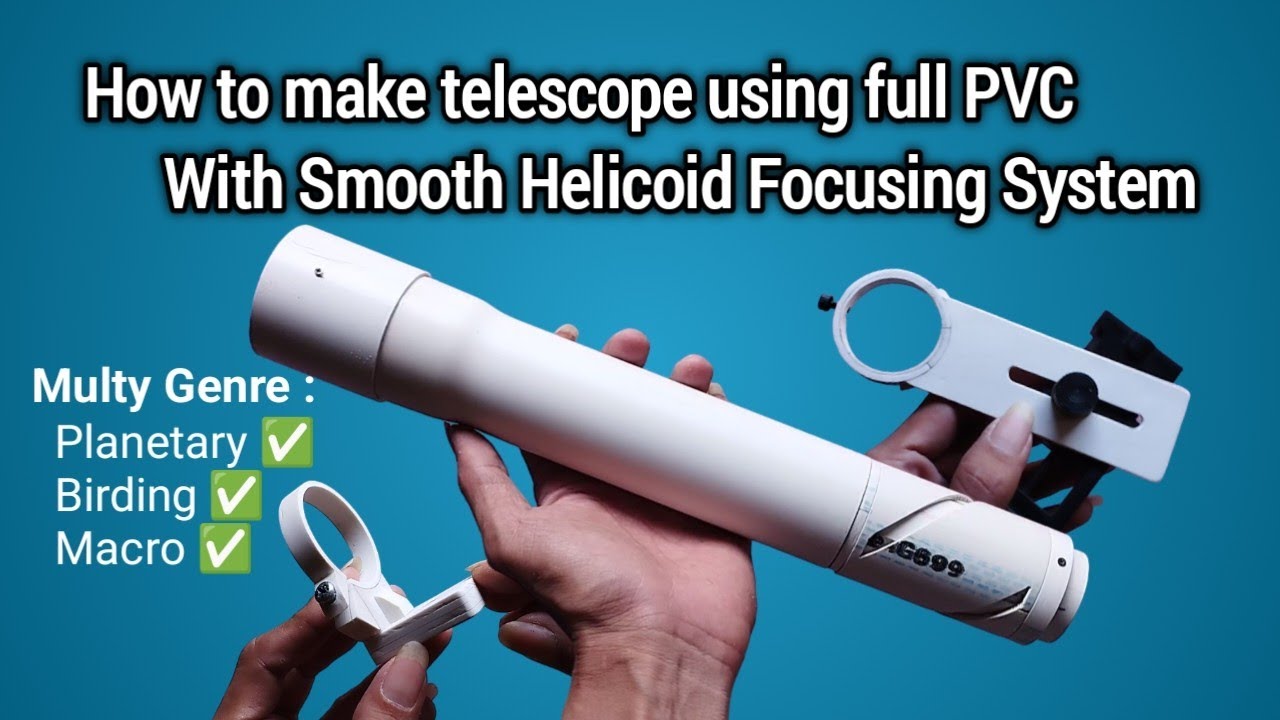 Ternyata bikin Teleskop Helicoid Smooth itu tidak sulit #phonescoping #teleskop #diy