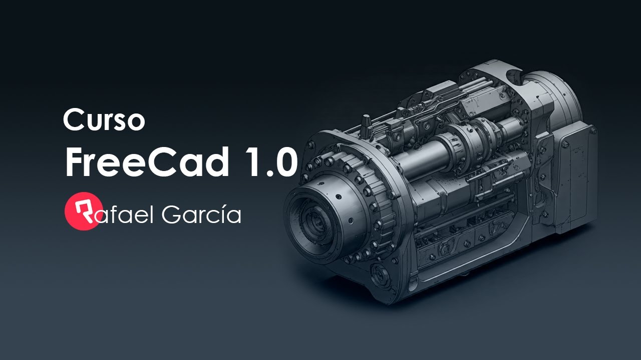 FreeCad 1.0.  Primitivas, taladros, redondeos, chaflanes, calado y espesor (Parte 5)