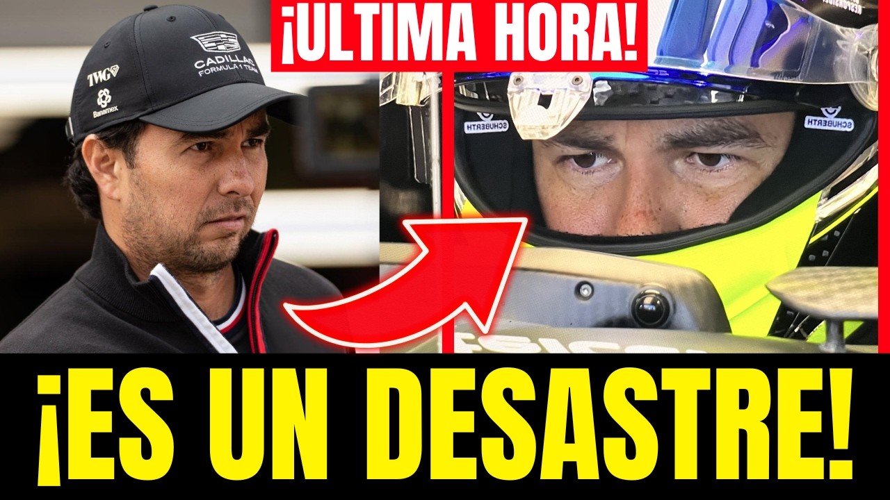 ¡ÚLTIMO MOMENTO! Checo Pérez queda ÚLTIMO en los Libres 1 de China a 7 segundos 🚨