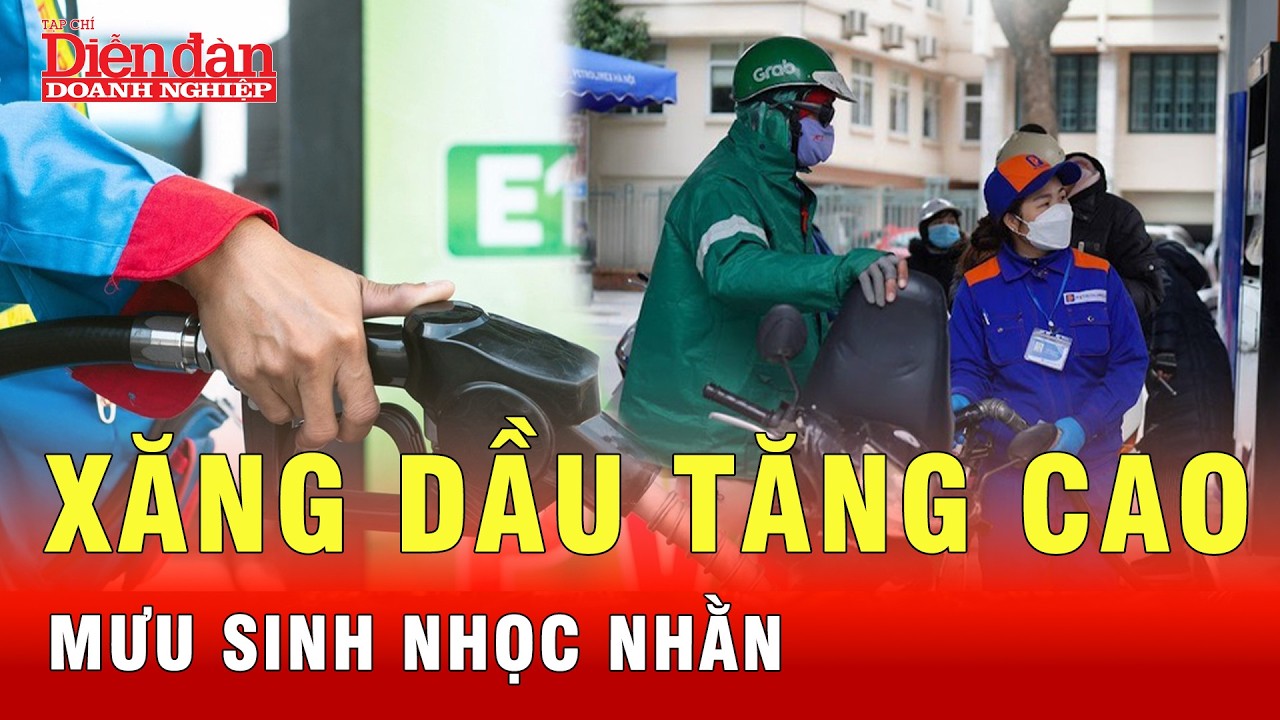 Nỗi lo mưu sinh của những lái xe dịch vụ khi giá xăng tăng cao | Tin tức 24h