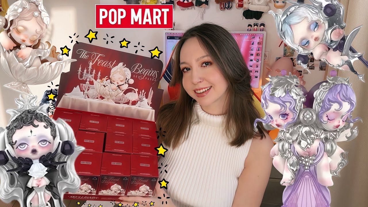 SKULLPANDA РАСПАКОВКА LET THE FEAST BEGINS 🍽️ БЛАЙНД БОКСЫ ОТ POP MART