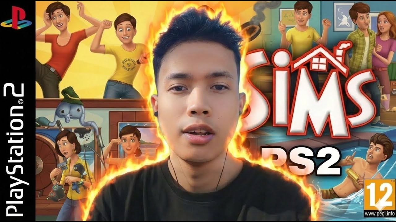 RUMAH TANGGA HARMONIS PRIA SOLO  - THE SIMS PS2 