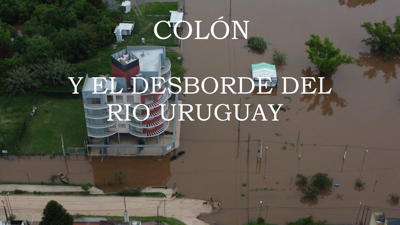 COLÓN en emergencia por la crecida del Rio Uruguay