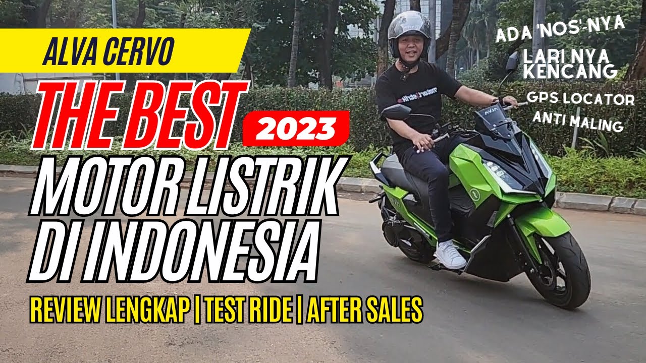 Review Motor Listrik Alva Cervo. Terbaik saat ini. Futuristik, Sporty, Keren, Larinya Kencang