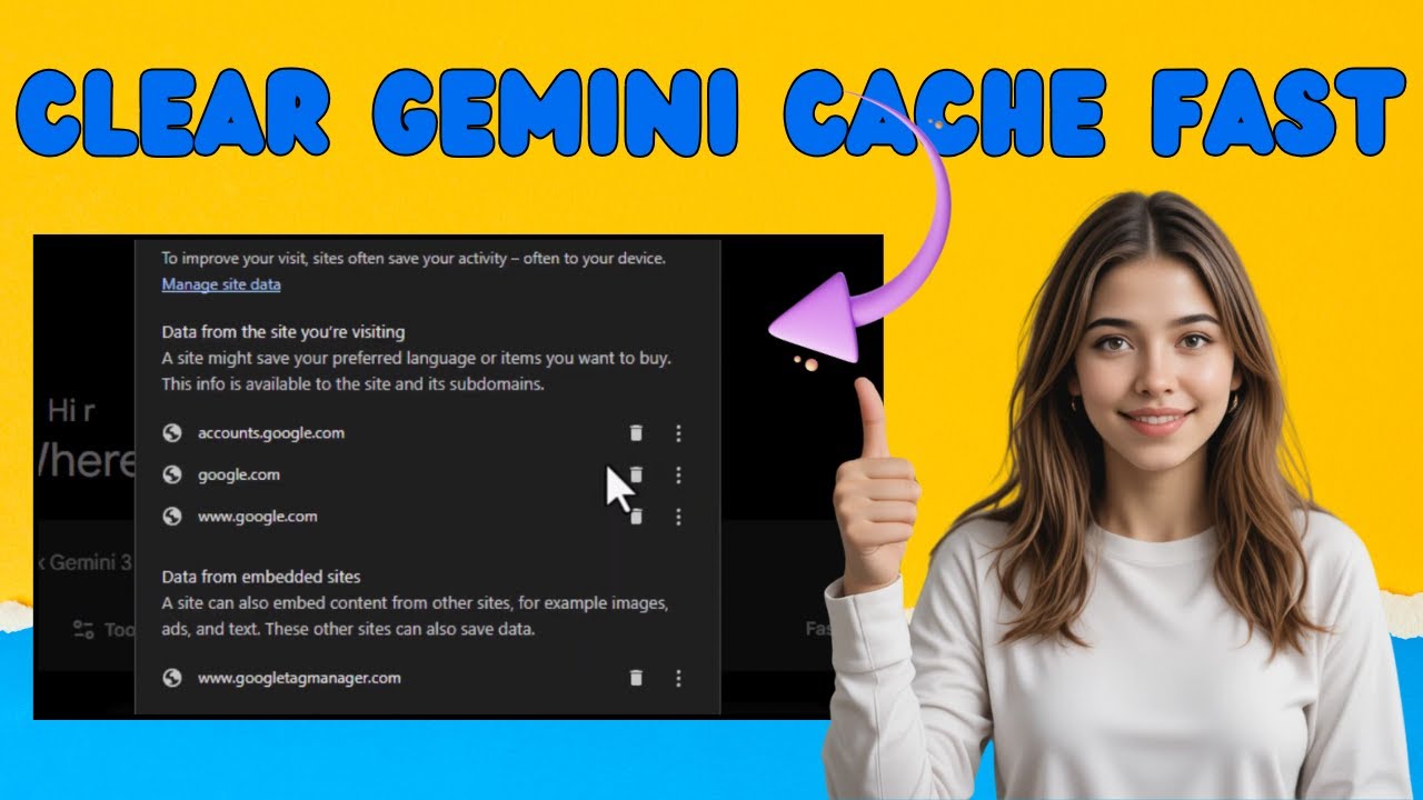 Как очистить кэш Google Gemini | Как исправить проблемы с загрузкой