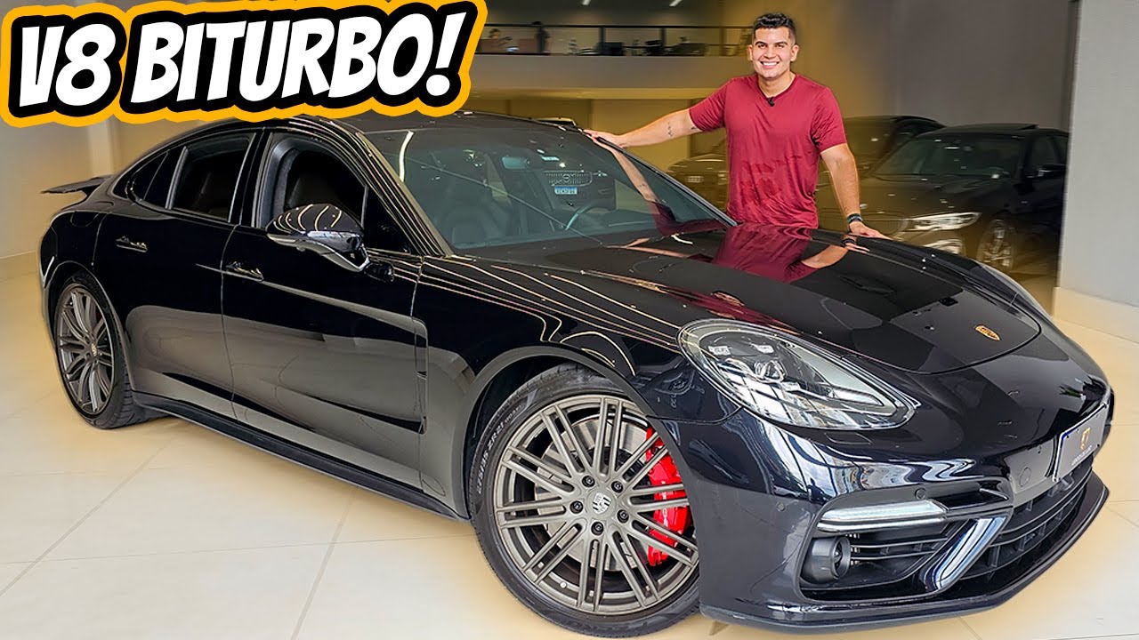 Porsche Panamera Turbo 2018 - Sedan de luxo potente e muito barulhento!