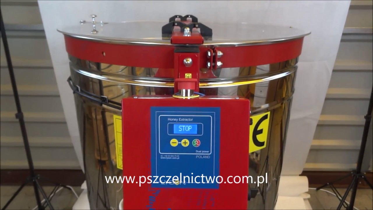 Miodarka 4 kasety LN 12 i 230V FI720 www.pszczelnictwo.com.pl