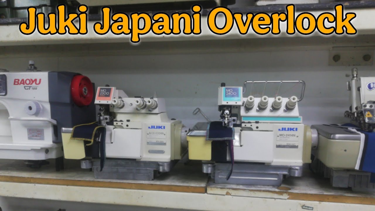 Juki Overlock machine Japani | Juki MO-2400, 2300 series Overlock machine price in 2025