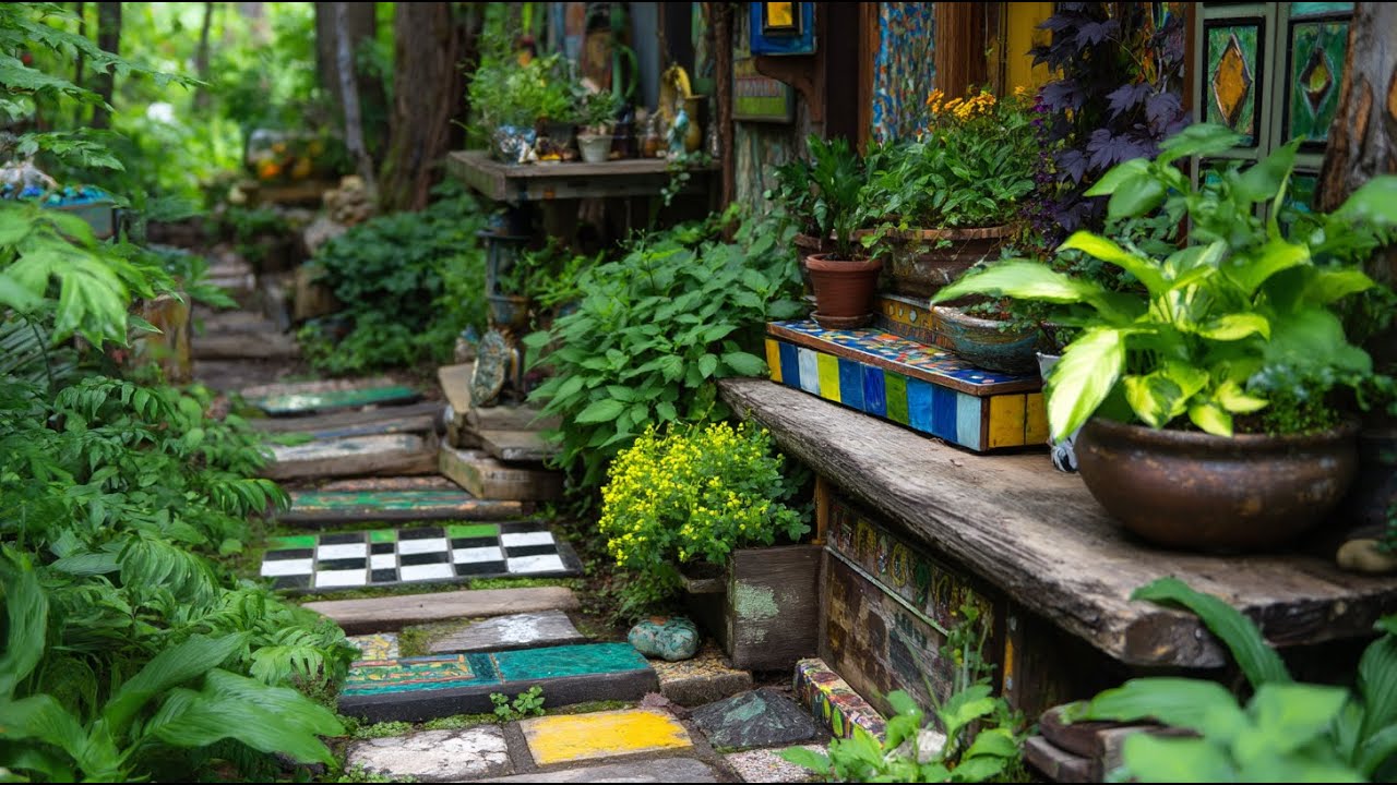Build a Garden Paradise From Junk—No One Will Believe These DIY Decor Pieces Are Recycled !