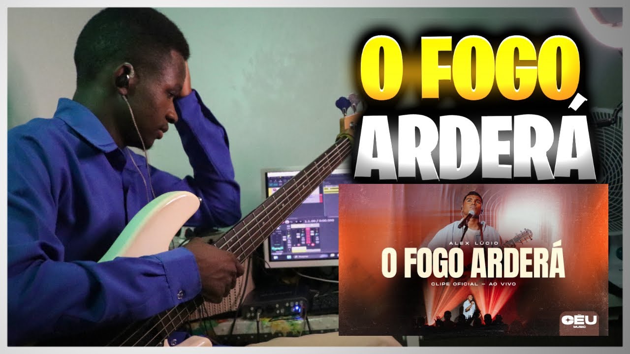 O FOGO ARDERÁ | COVER BASS  | Clipe  Oficial Céu  Music | Lourbensky Bass