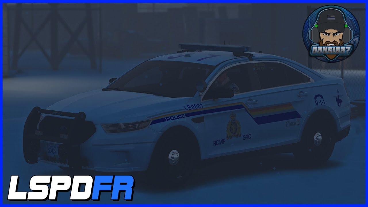 GTAV | LSPDFR 0.4.7 | Day-438 | RCMP | Patrollin' in a Blizzard