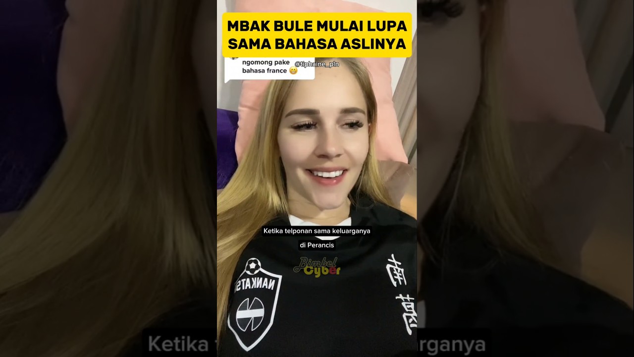 Mbak Bule Pakai Bahasa Indonesia Lama Sampai Lupa Bahasa Asalnya #bahasaindonesia