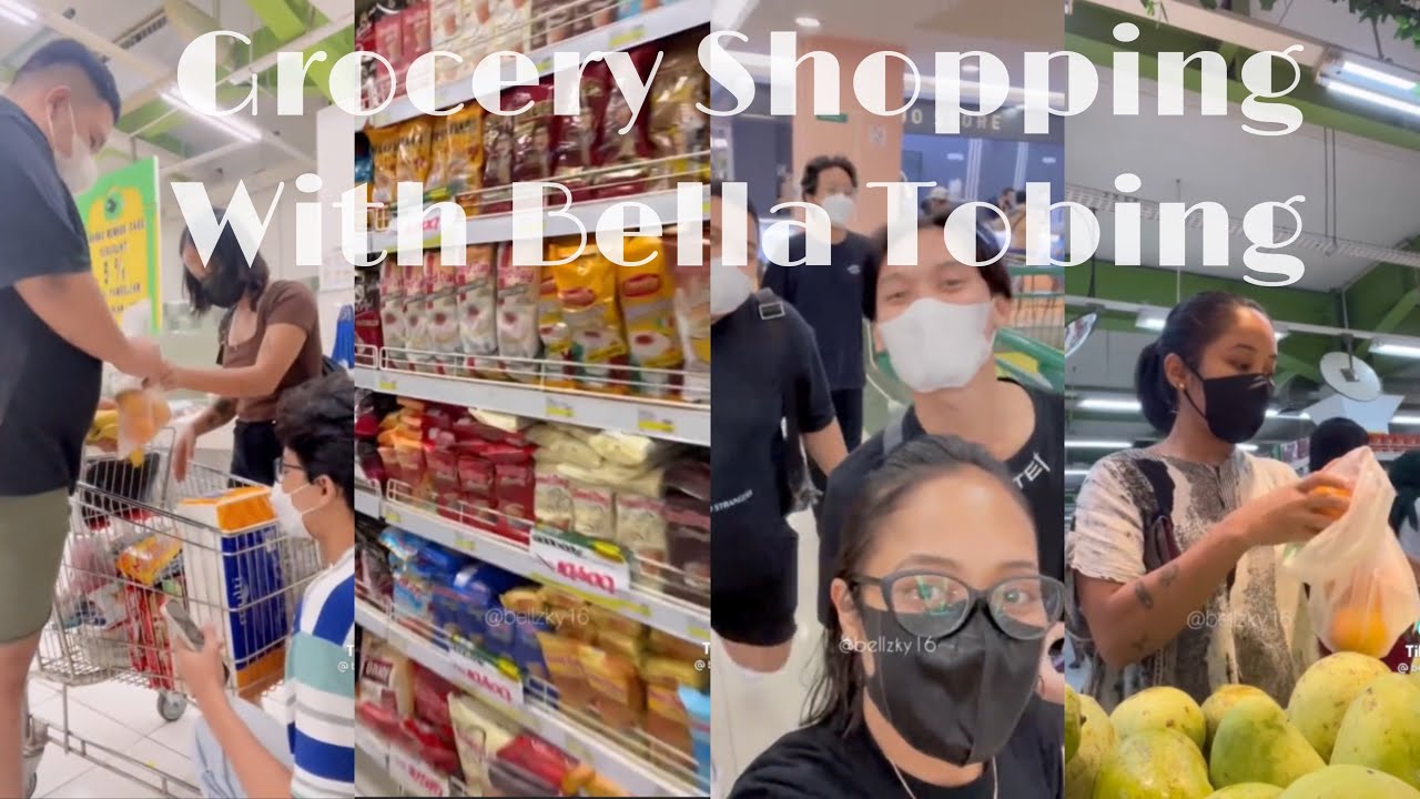 Grocery shopping with Bella Tobing