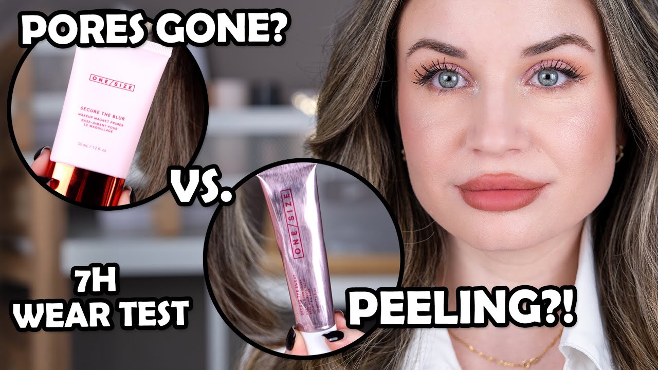 ONE/SIZE Full Face Test: "Blur" vs. "Sweat" Primer (Side-by-Side Review)