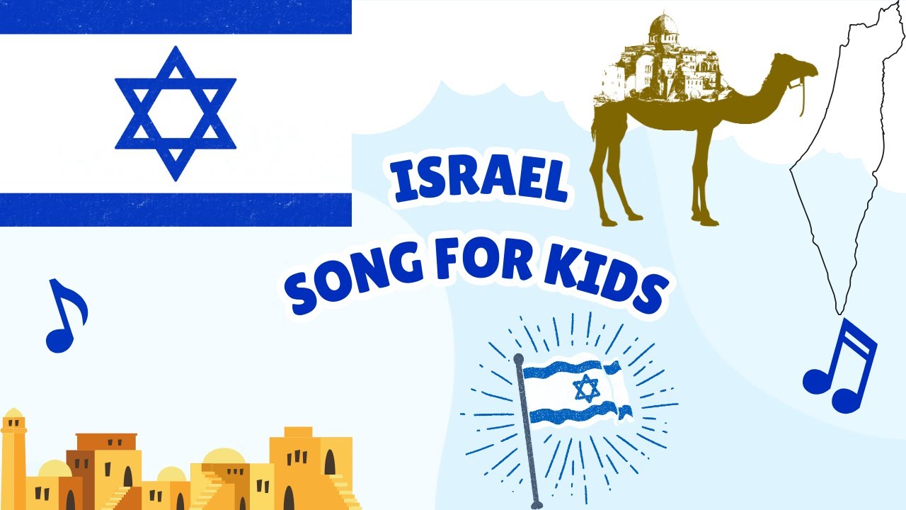 Israel for Kids 🌍 | Middle East Geography Song & Real Footage