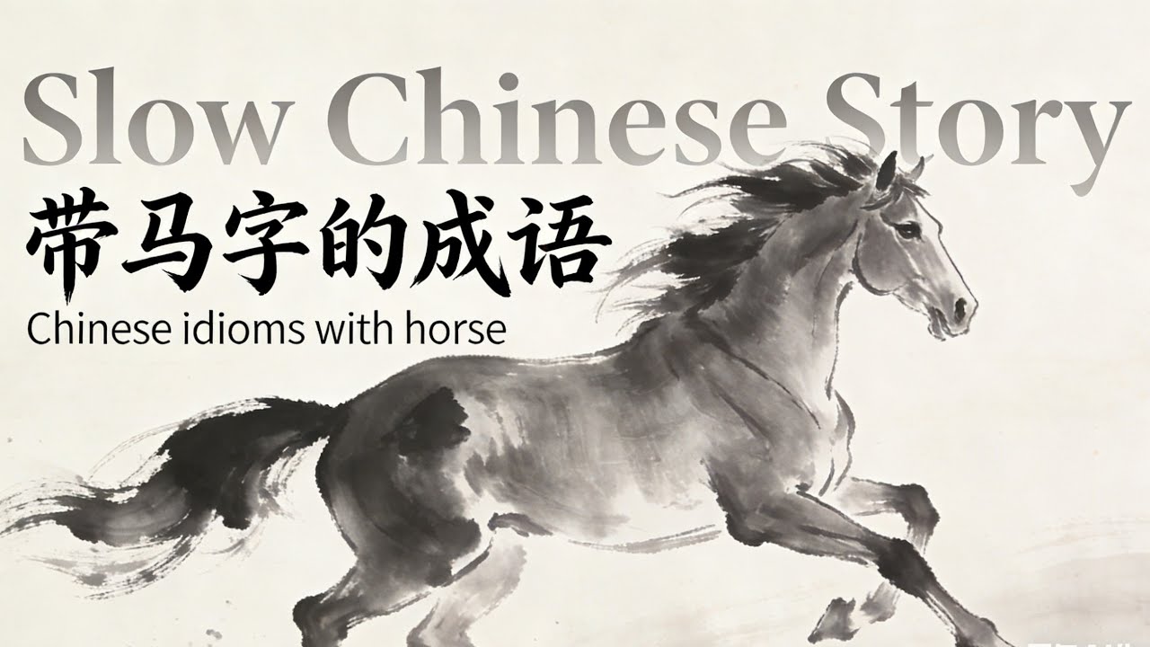 Slow Chinese Story | 10 Horse Idioms for 2026 Year of the Horse | HSK 1-2 🐎 2026马年成语：10个必备表达