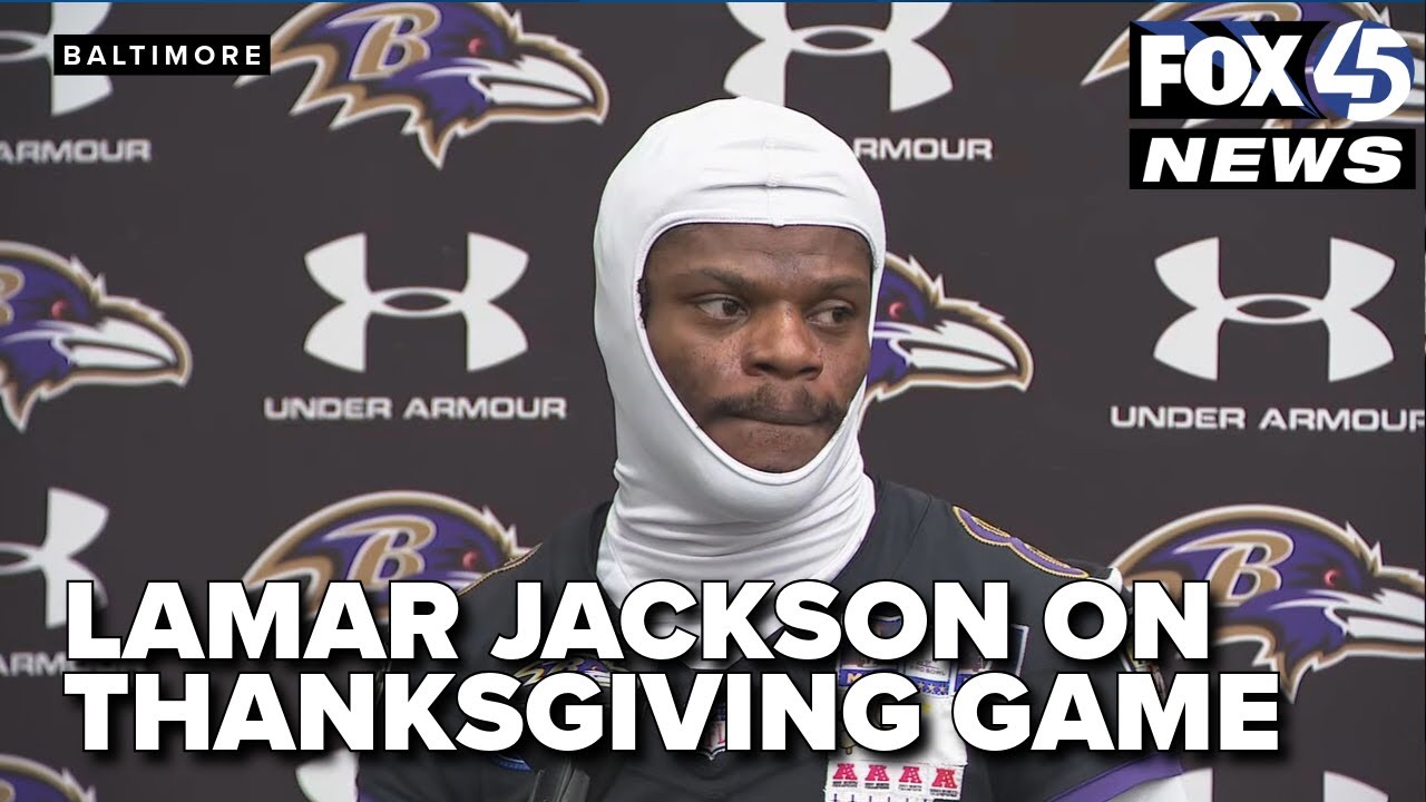 Lamar Jackson on his health, Ravens upcoming Thanksgiving night game vs Bengals