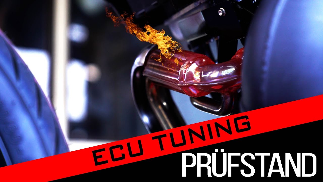 ECU / Chip TUNING Leistungsvergleich am Prüfstand Derbi Senda