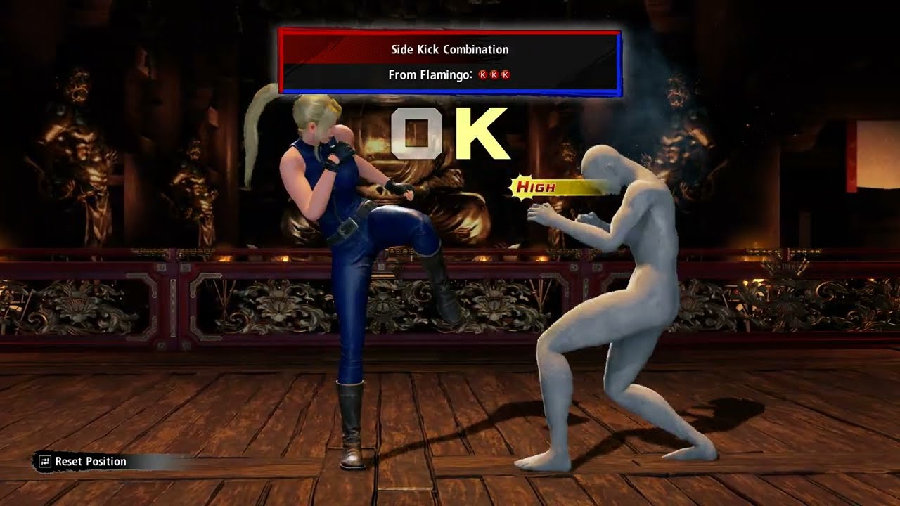 Virtua Fighter 5 REVO - Sarah Bryant Move List & Combos 4K UHD
