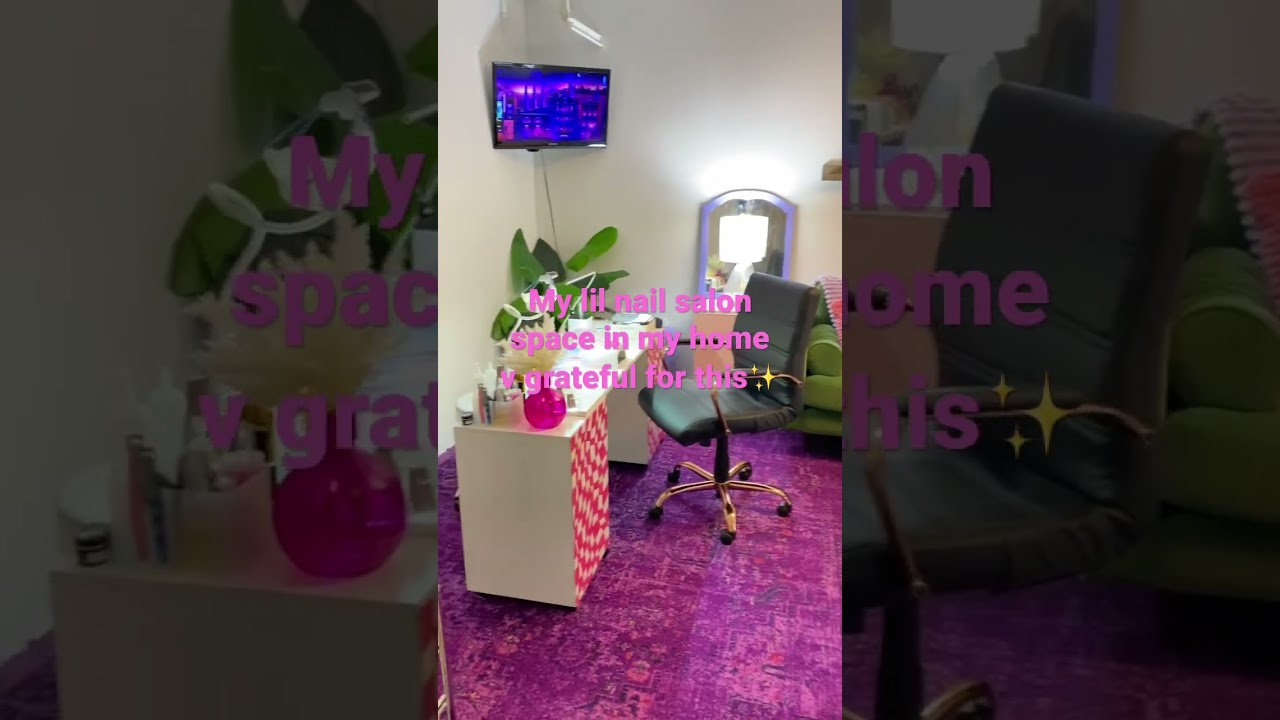 My Home Nail Salon #nails #nailsalon #homesalon #decor #homenailsalon #nailroom