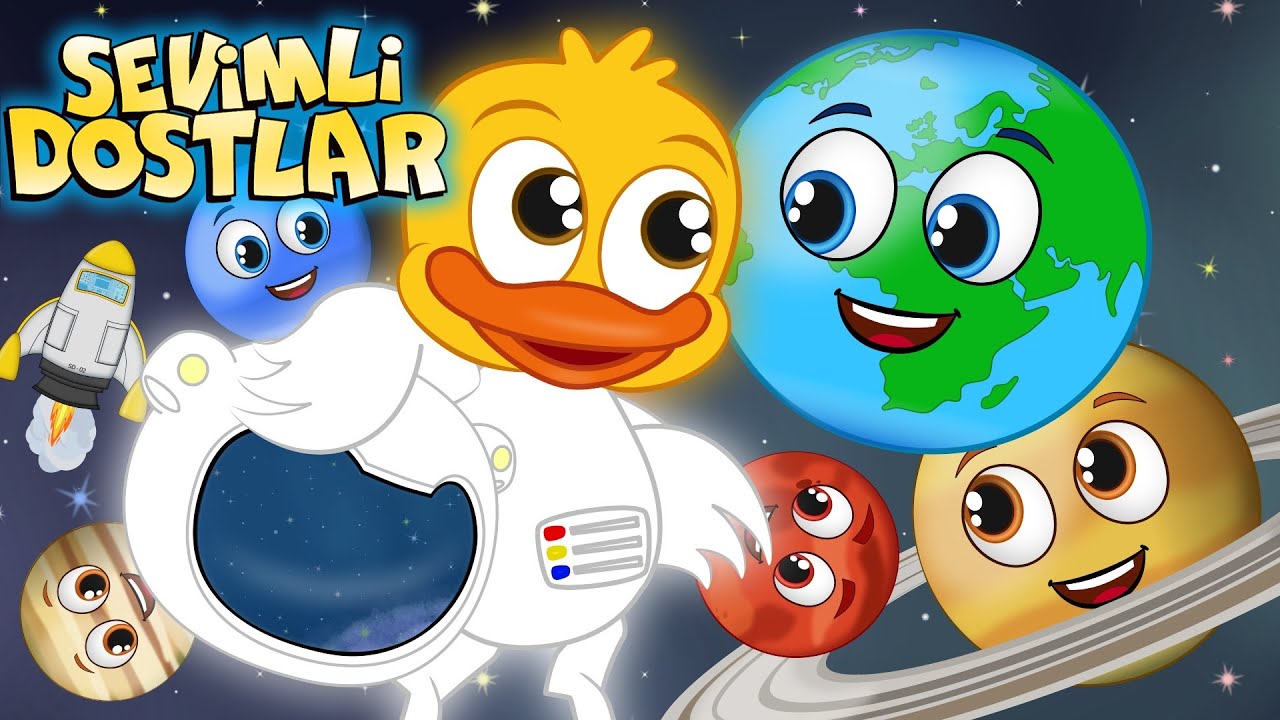 Gezegenler! ⭐ Sevimli Dostlar bebek şarkıları ile gezegenleri öğreniyorum! ☀️Adisebaba çocuk şarkısı