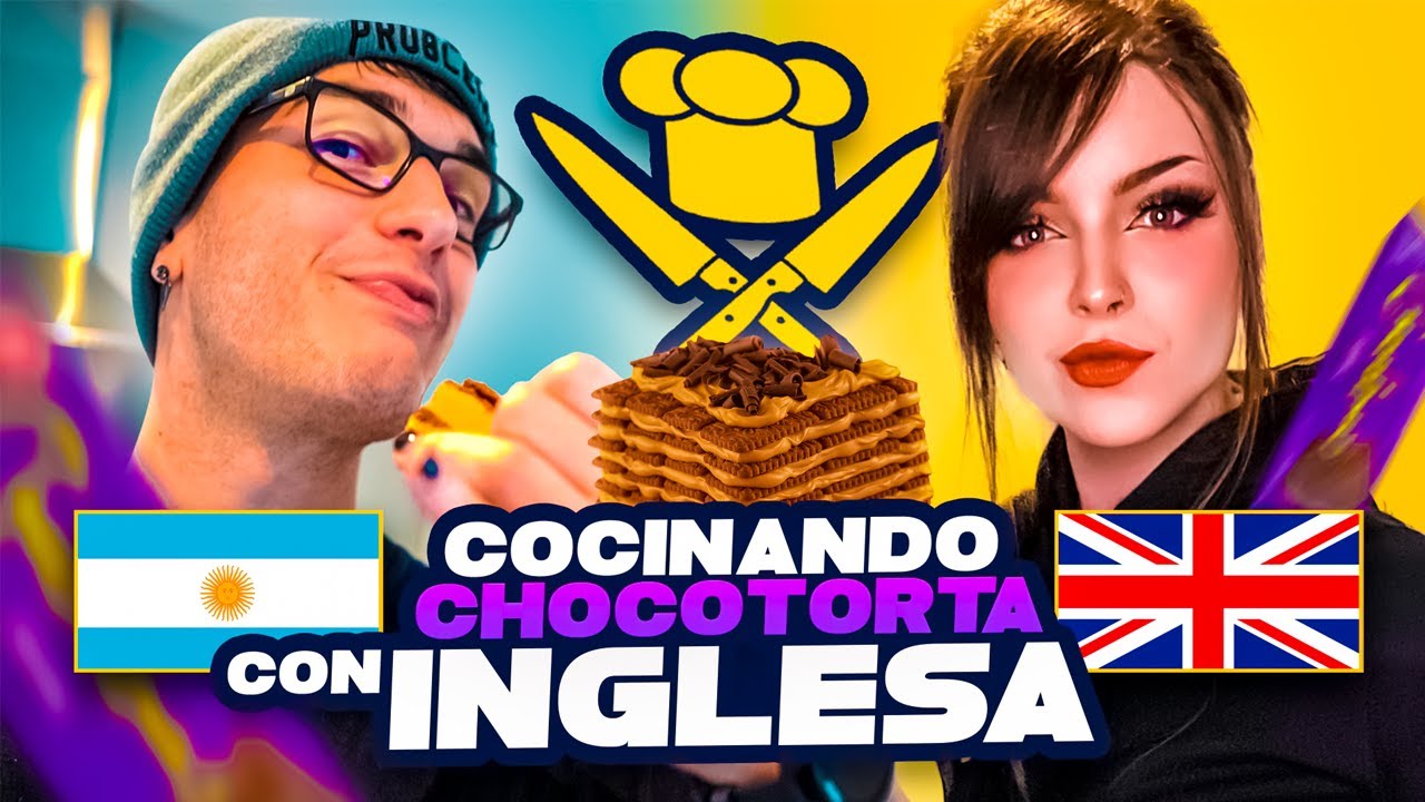 PREPARAMOS CHOCOTORTA CON MI NOVIA INGLESA