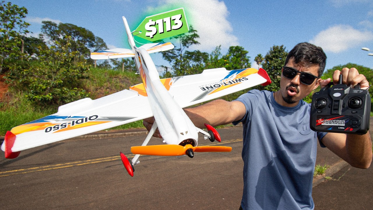 PEQUENO E PODEROSO! Conheça o Avião de Controle Remoto QIDI-550