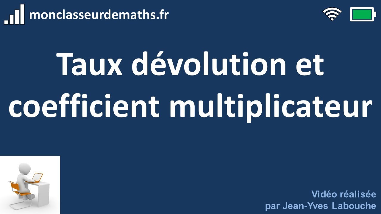 Coefficient multiplicateur associé à une évolution