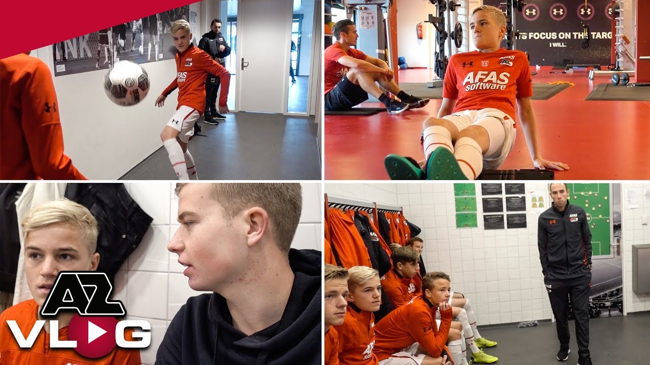 WEDSTRIJDDAG VAN LOEK | AZ ONDER 16 | VLOG #12