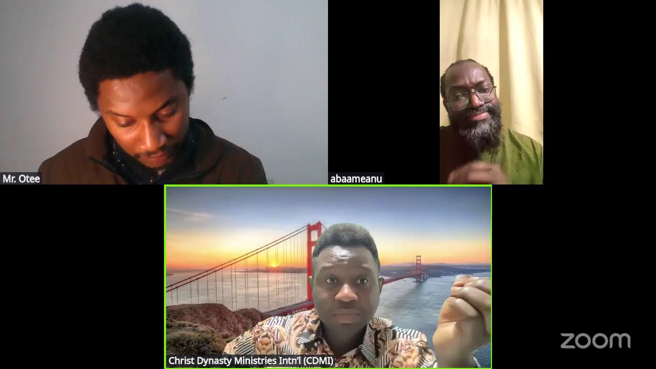 Christ Dynasty Ministries Intn’l (CDMI)'s Zoom Meeting