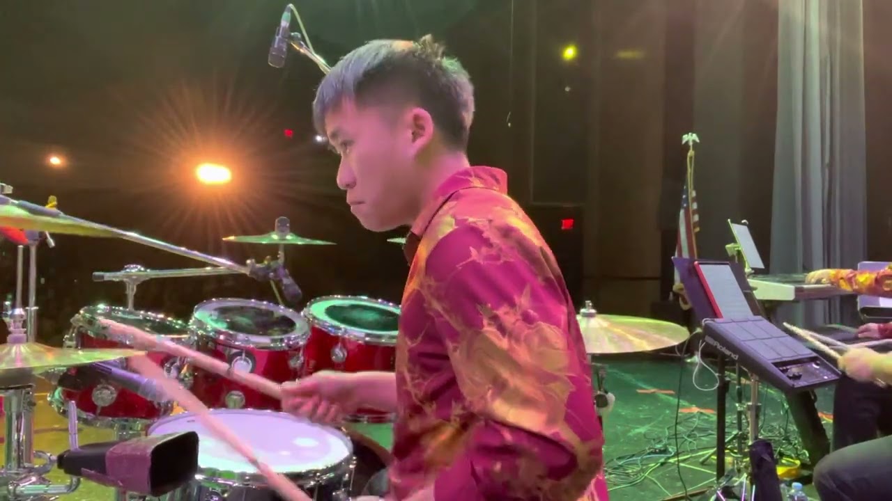 Khúc Hát Ân Tình - Châu Ngọc Hà & The Red Sun Band (Drum cam Vincent Tran)