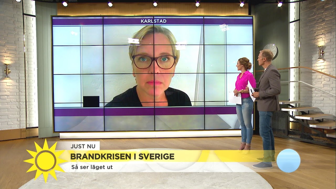 Brandkrisen i Sverige ”Frivilliga är en jätteviktig resurs” - Nyhetsmorgon (TV4)