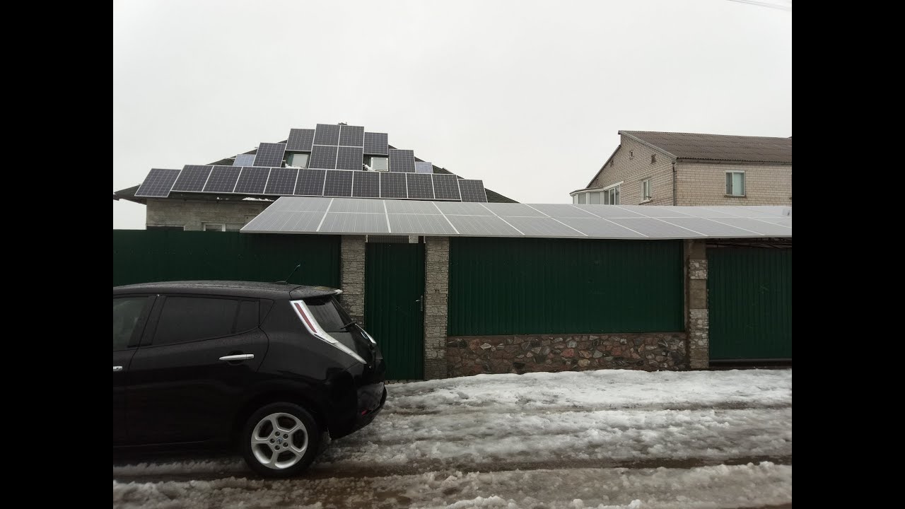 Зарядка Nissan Leaf от автономного инвертора.