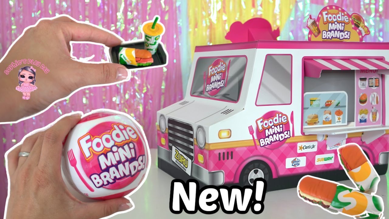 New Foodie Mini Brands by Zuru Unboxing Mini Food for Dolls