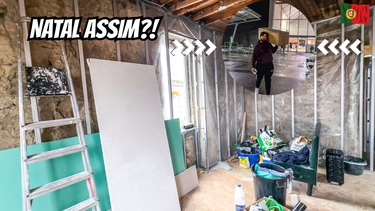 NOSSA CASA AINDA ESTÁ EM OBRA, MAS O NATAL CHEGOU 🎅🏻🎄