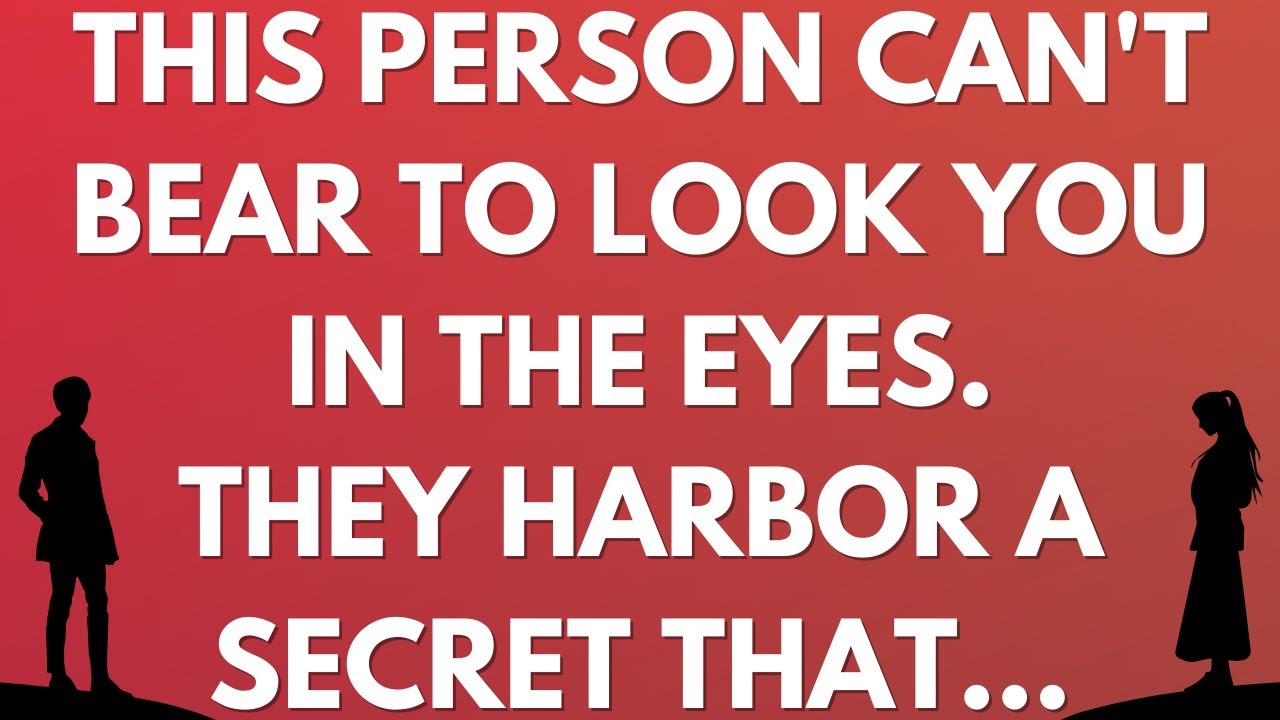 💌 This person can't bear to look you in the eyes. They harbor a secret that...