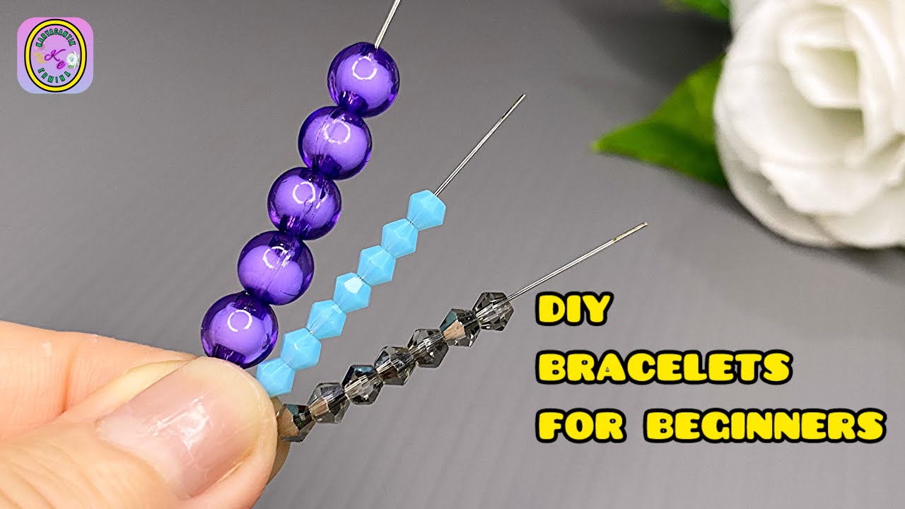 DIY how to make easy bracelets || Bead jewelry tutorial for beginners 