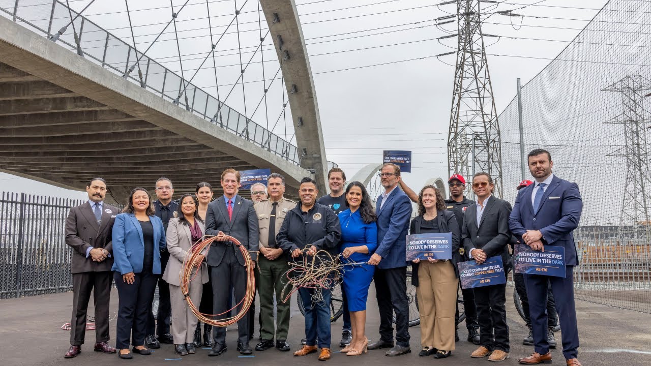 DA Hochman, Law Enforcement, and Lawmakers Call for Passage of AB 476 to Combat Copper Wire Theft