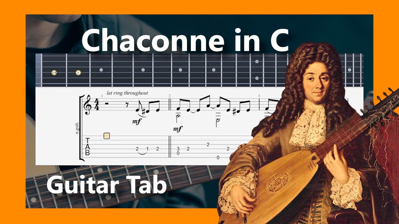 Chaconne In C Major - Robert de Visee - Guitar Tab
