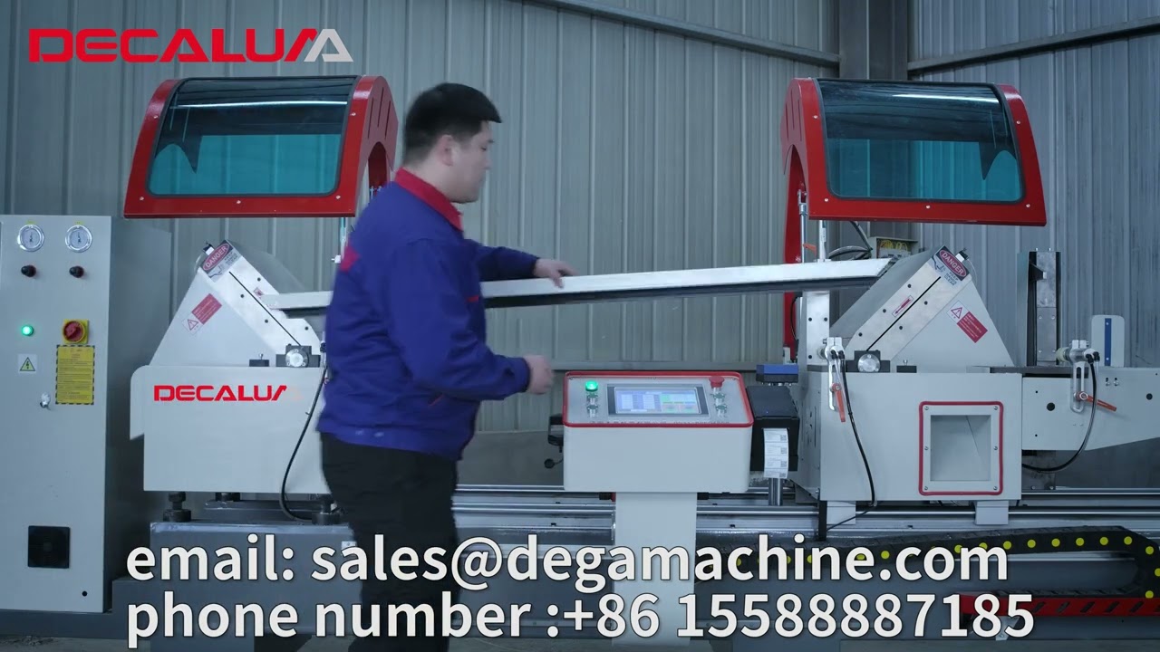 Aluminum Profile CNC Double Head Cutting Machine