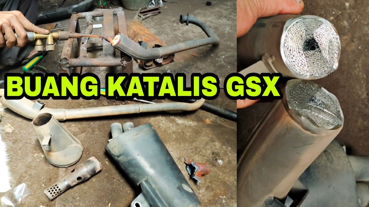 BUKAN GAIB TAPI INI BENAR NYATA ILMU DAN PENGALAMAN NAMBAH WAWASAN CARA BUANG KATALIS SUZUKI GSX