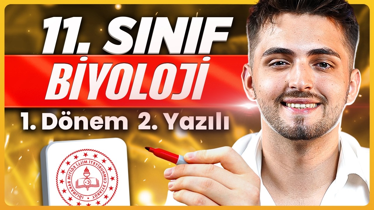 11.Sınıf Biyoloji 1.Dönem 2.Yazılı Çözümü! 🔥 (Bunlar Sınavda Çıkar)