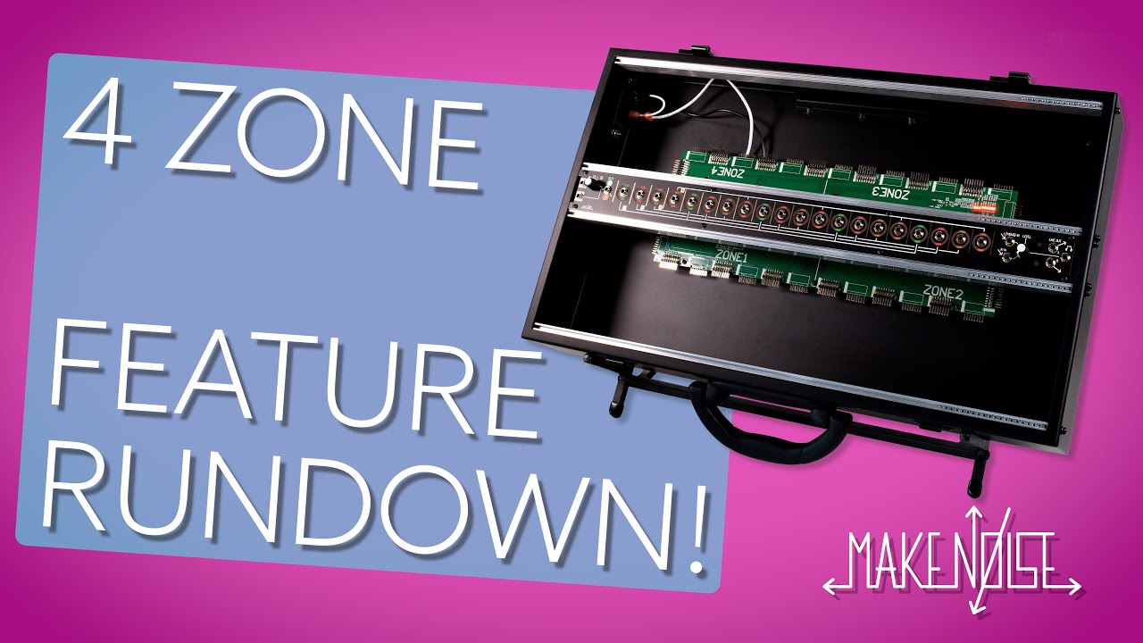 4 Zone CV Bus Case Feature Rundown | Make Noise