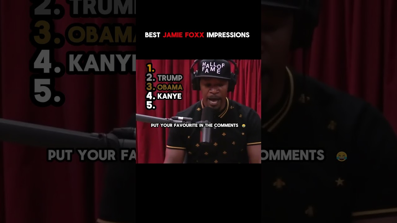 Best Jamie Foxx Impressions 😂 #top5 #funny #jamiefox #impression