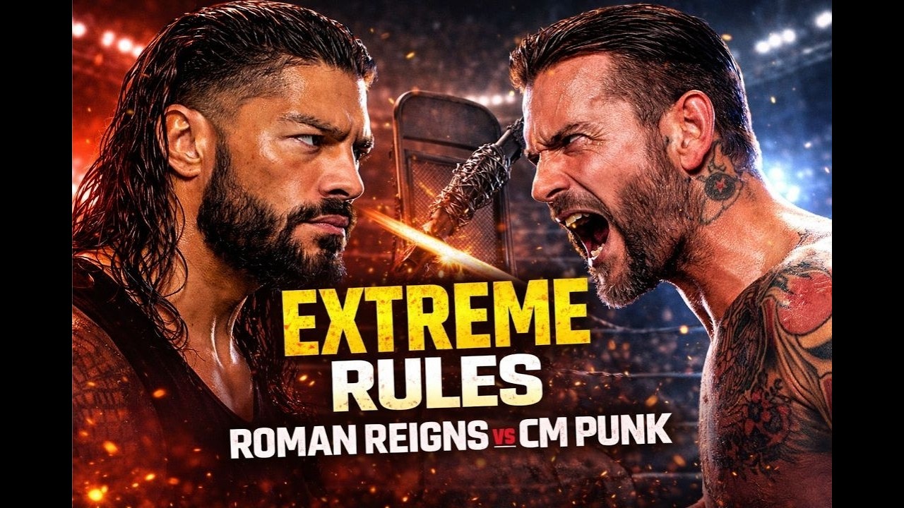 Roman Reigns Gets His Revenge vs CM Punk at Wrestlemania (Extreme Rules) WWE 2K25