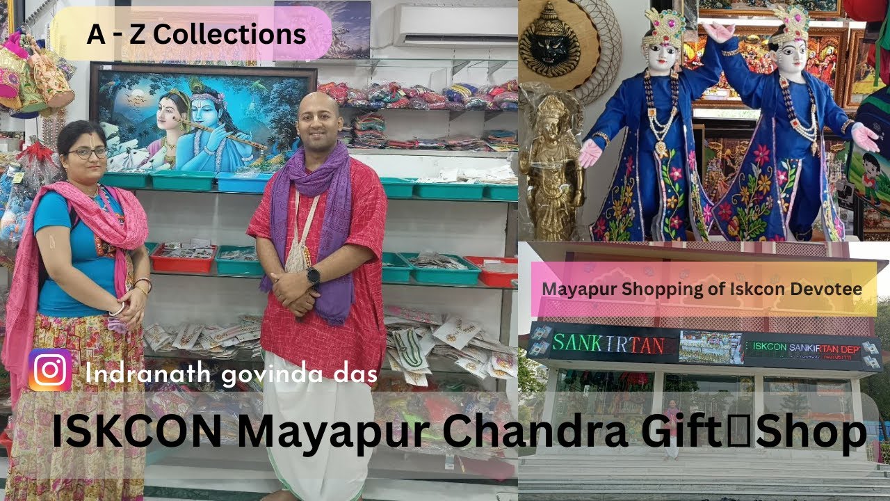 One of the Best Luxury Spiritual shop at Mayapur Dham | Mayapur Chandra Gift Shop | Hare Krishna