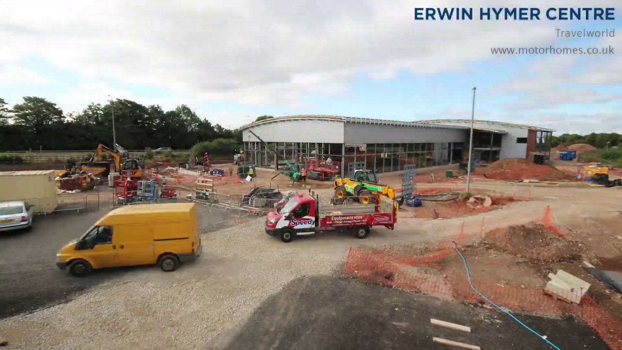 Building a mega motorhome showroom in under four minutes