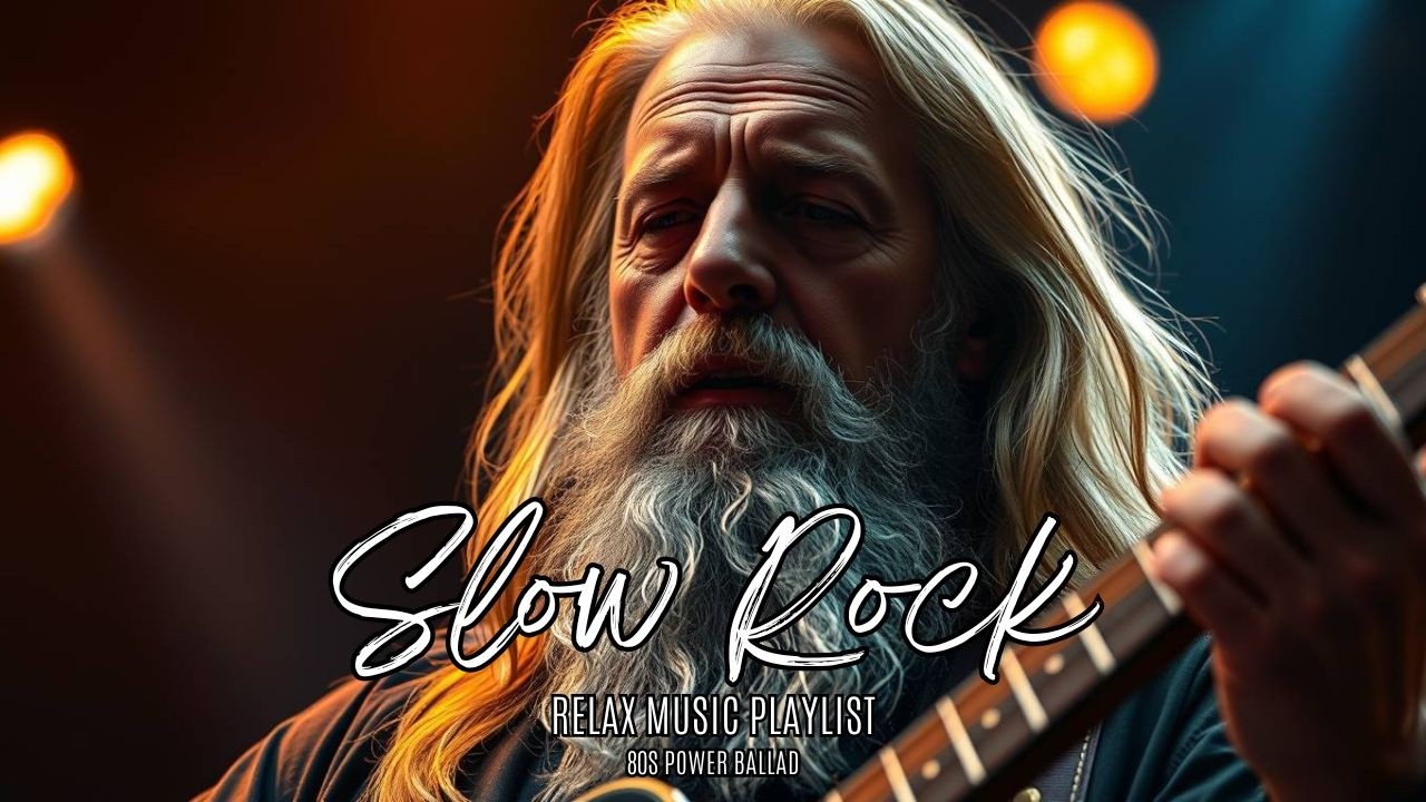 Slow Rock Classic Rock Ballad Collection for Late Night Memories, Love, and Deep Emotions 🌙🎸
